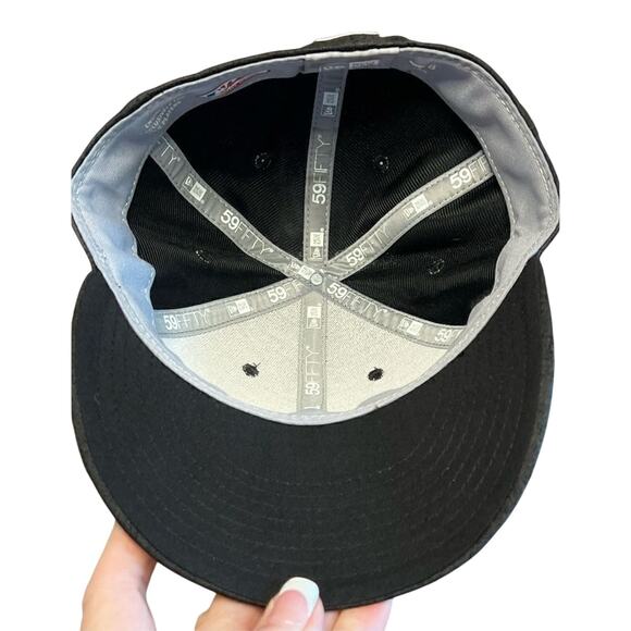 New Era Baltimore Orioles Charcoal 5950 American League Baseball Cap Hat 7 1/8 - Picture 5 of 7